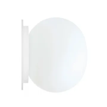 Mini Glo-Ball CW wall and ceiling lamp mirror mounting - White - Flos