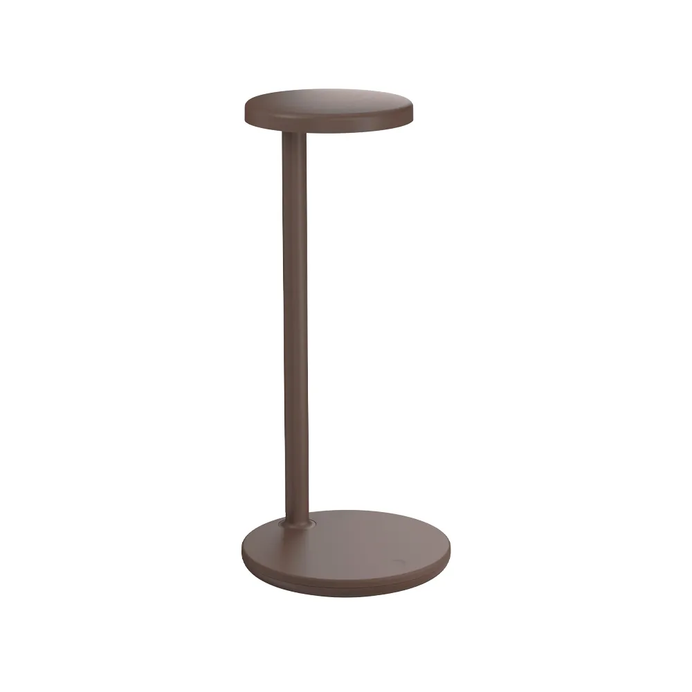Oblique Qi table lamp, Brown Flos