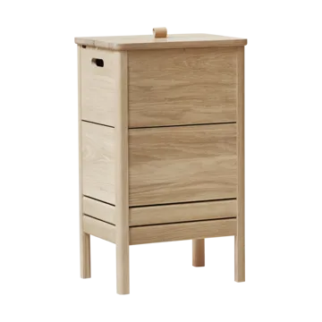 A Line laundry basket - White oak - Form & Refine