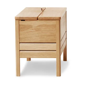 A Line storage bench 68 cm - Oak - Form & Refine