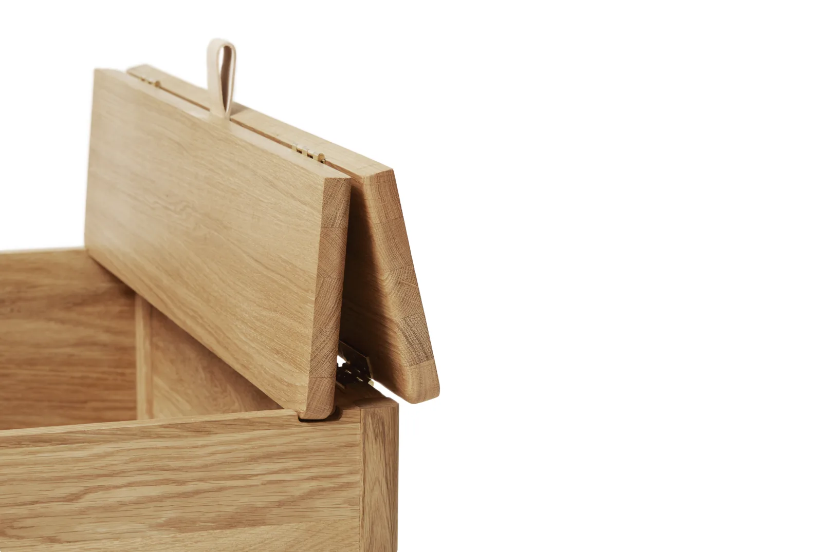 A Line storage bench 68 cm, Oak Form & Refine