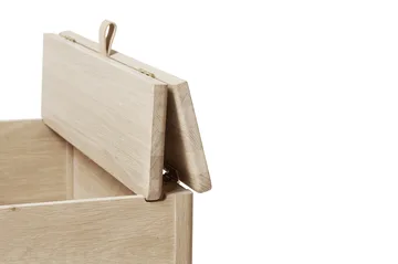 A Line storage bench 68 cm - Oiled oak - Form & Refine