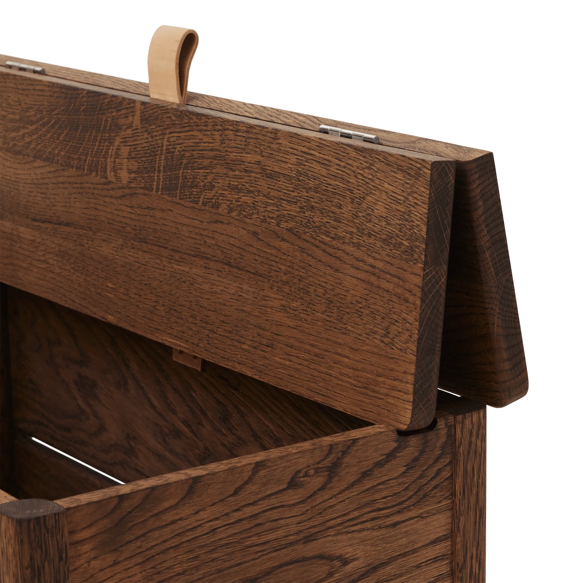 A Line storage bench 68 cm, Smoked oak Form & Refine