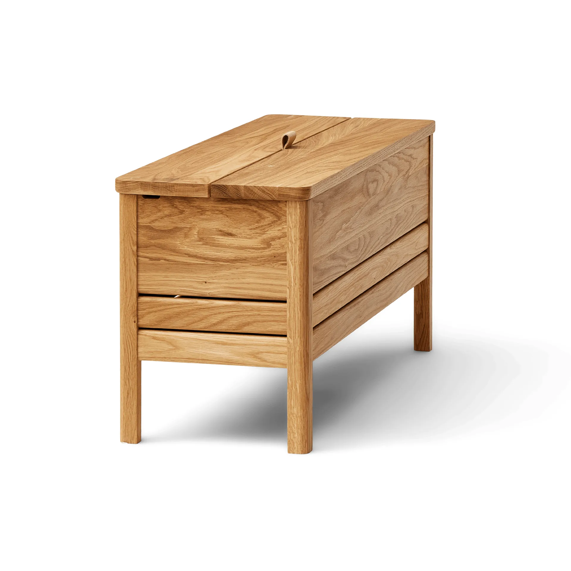 A Line storage bench 90 cm, Oak Form & Refine