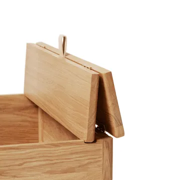 A Line storage bench 90 cm - Oak - Form & Refine