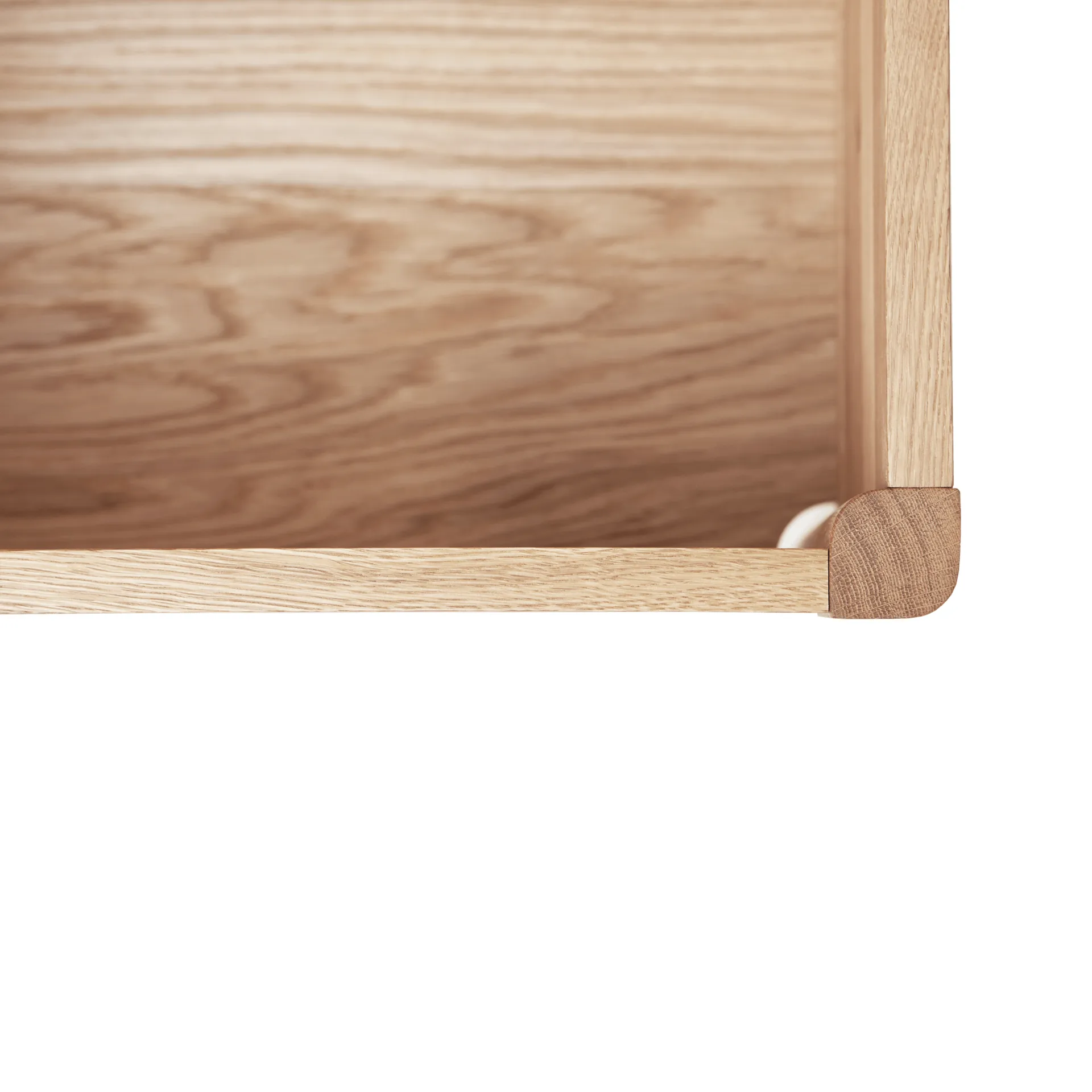 A Line storage bench 90 cm, White oak Form & Refine