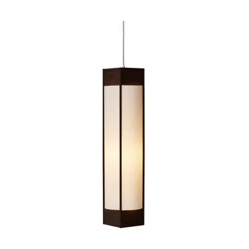 Andon pendant lamp - Dark brown ash, long - Form & Refine