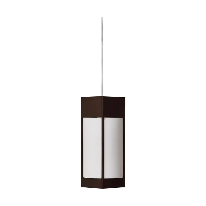 Andon pendant lamp - Dark brown ash, small - Form & Refine