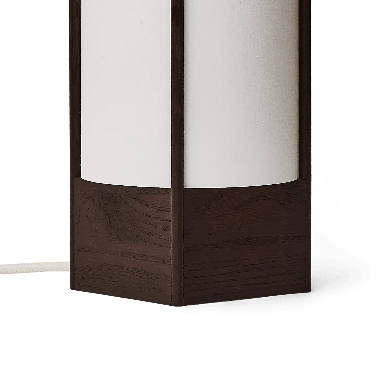 Andon table lamp, Dark brown ash, 32 cm Form & Refine