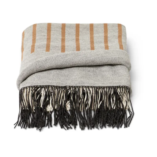 Aymara blanket 130x190 cm, Pattern grey Form & Refine