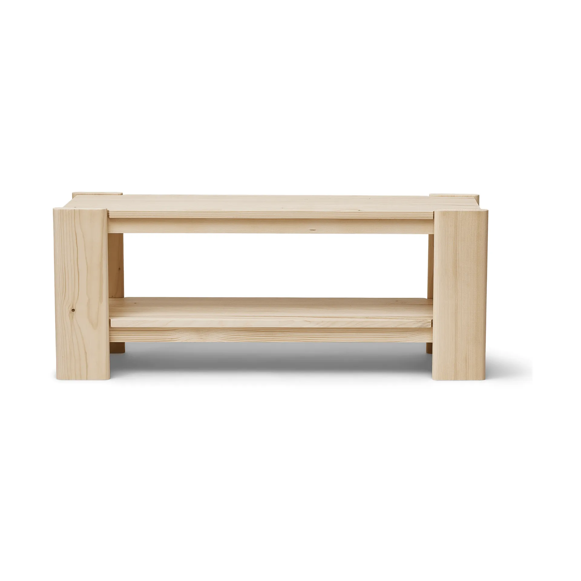 Beam bench, Pinewood, 112 cm Form & Refine