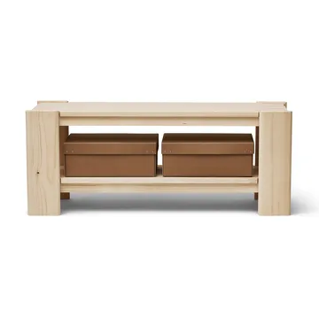 Beam bench - Pinewood, 112 cm - Form & Refine