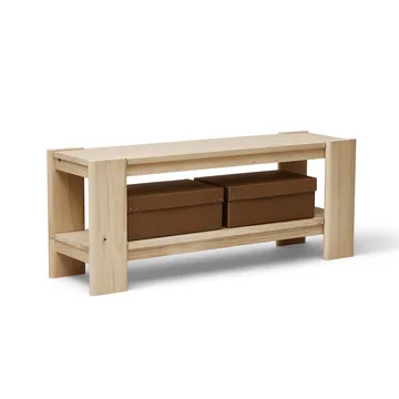 Beam bench - Pinewood, 112 cm - Form & Refine