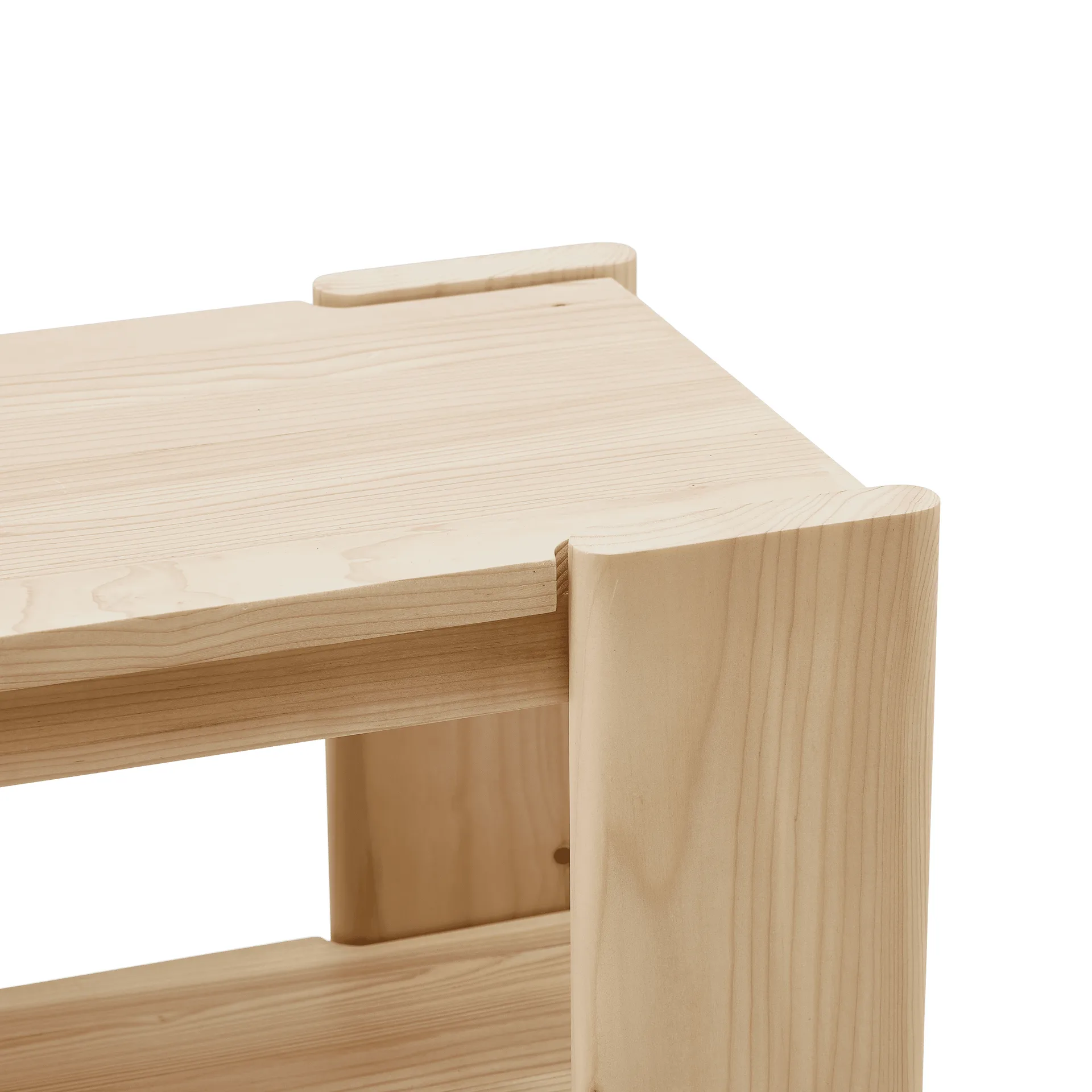 Beam bench, Pinewood, 112 cm Form & Refine