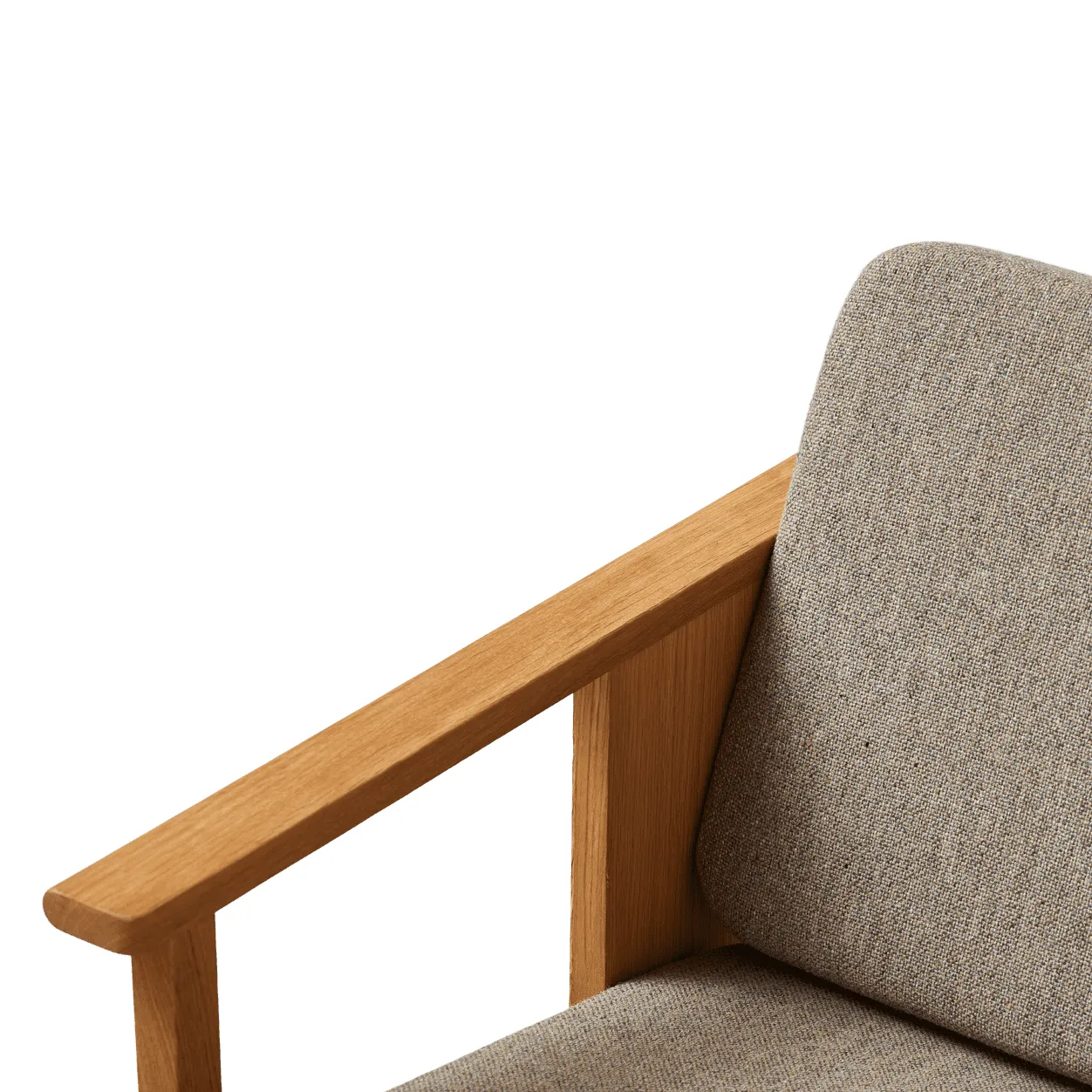 Block lounge chair, Oak-Hallingdal 65-0227 Form & Refine