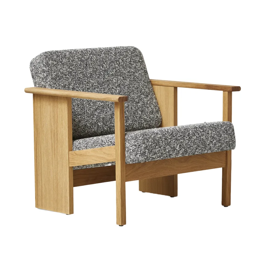 Block lounge chair, Oak-Zero 0004 Form & Refine