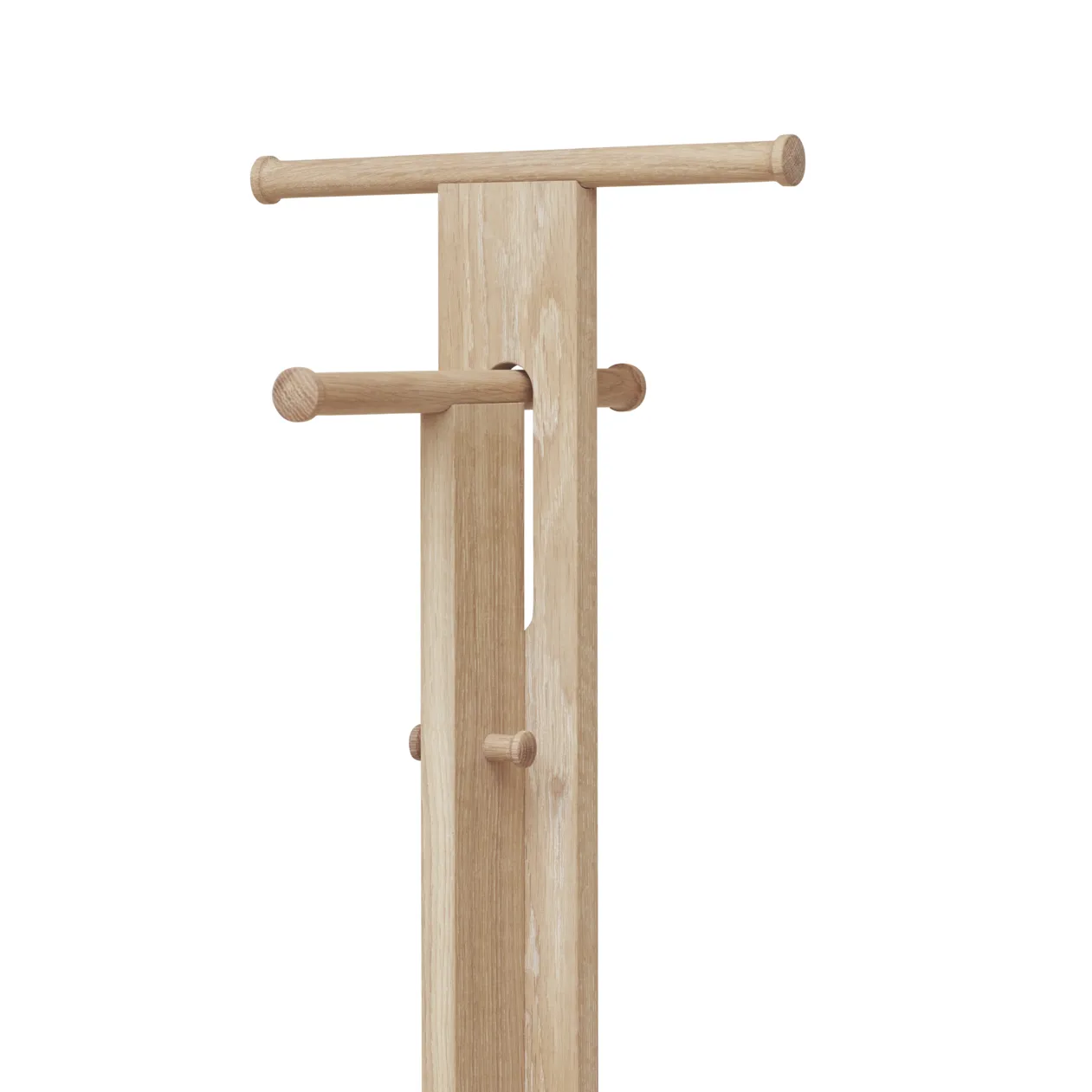 Foyer coat rack 173.3 cm, White oak Form & Refine