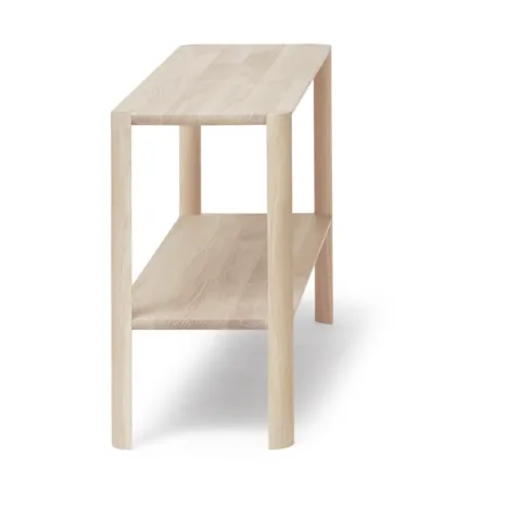 Leaf shelf 2 shelves 57x100 cm, White oak Form & Refine