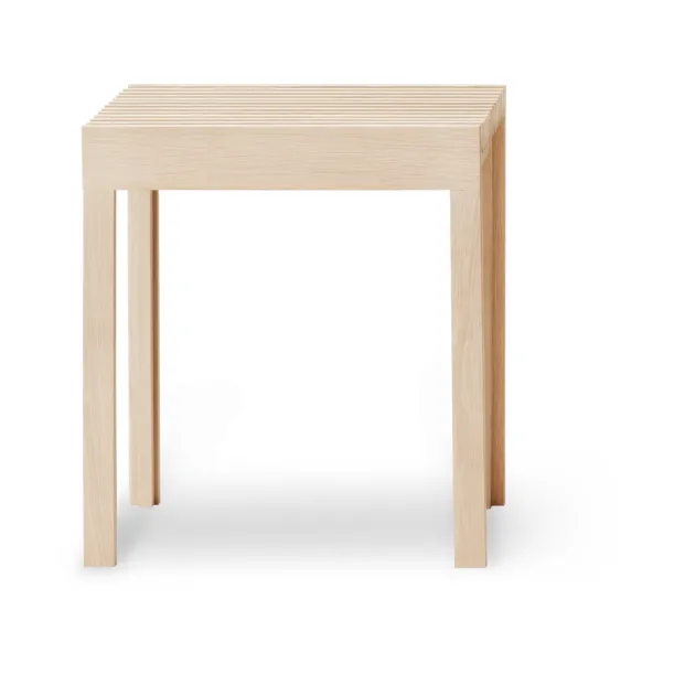 Lightweight stool 40x45 cm, White oak Form & Refine