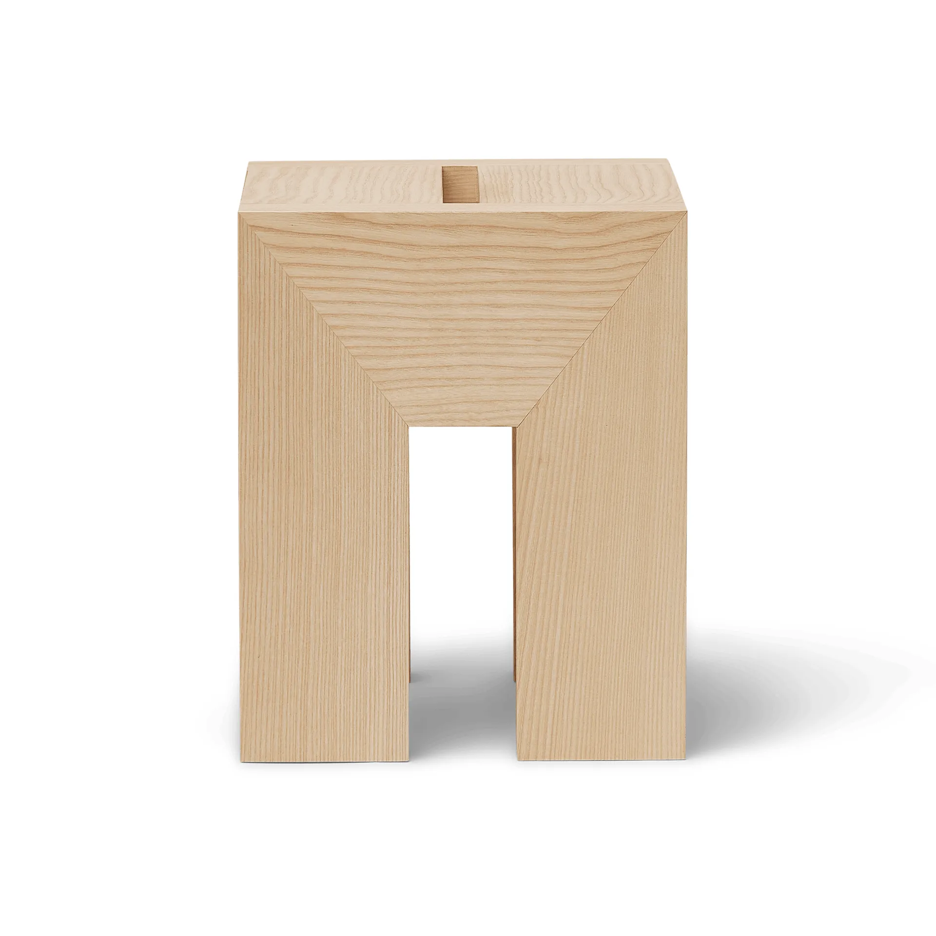 Monolith side table, Ash, 29x29x36 cm Form & Refine