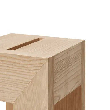 Monolith side table - Ash, 29x29x36 cm - Form & Refine