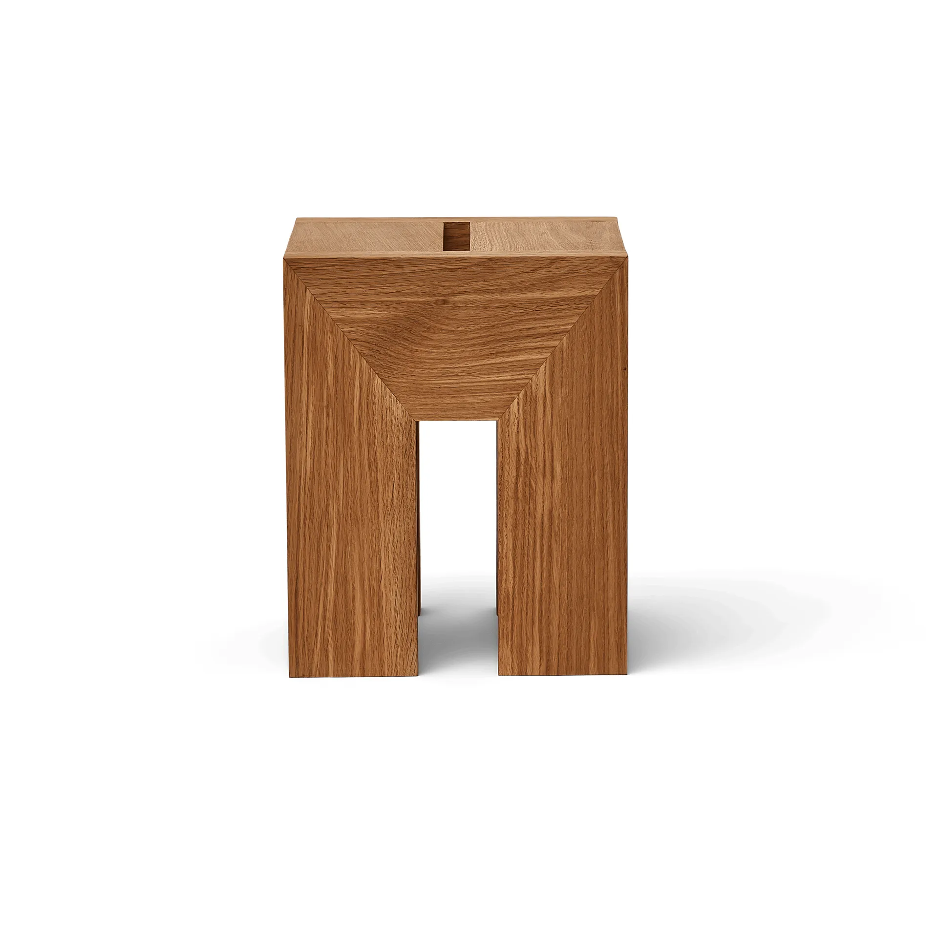 Monolith side table, Oak, 29x29x36 cm Form & Refine
