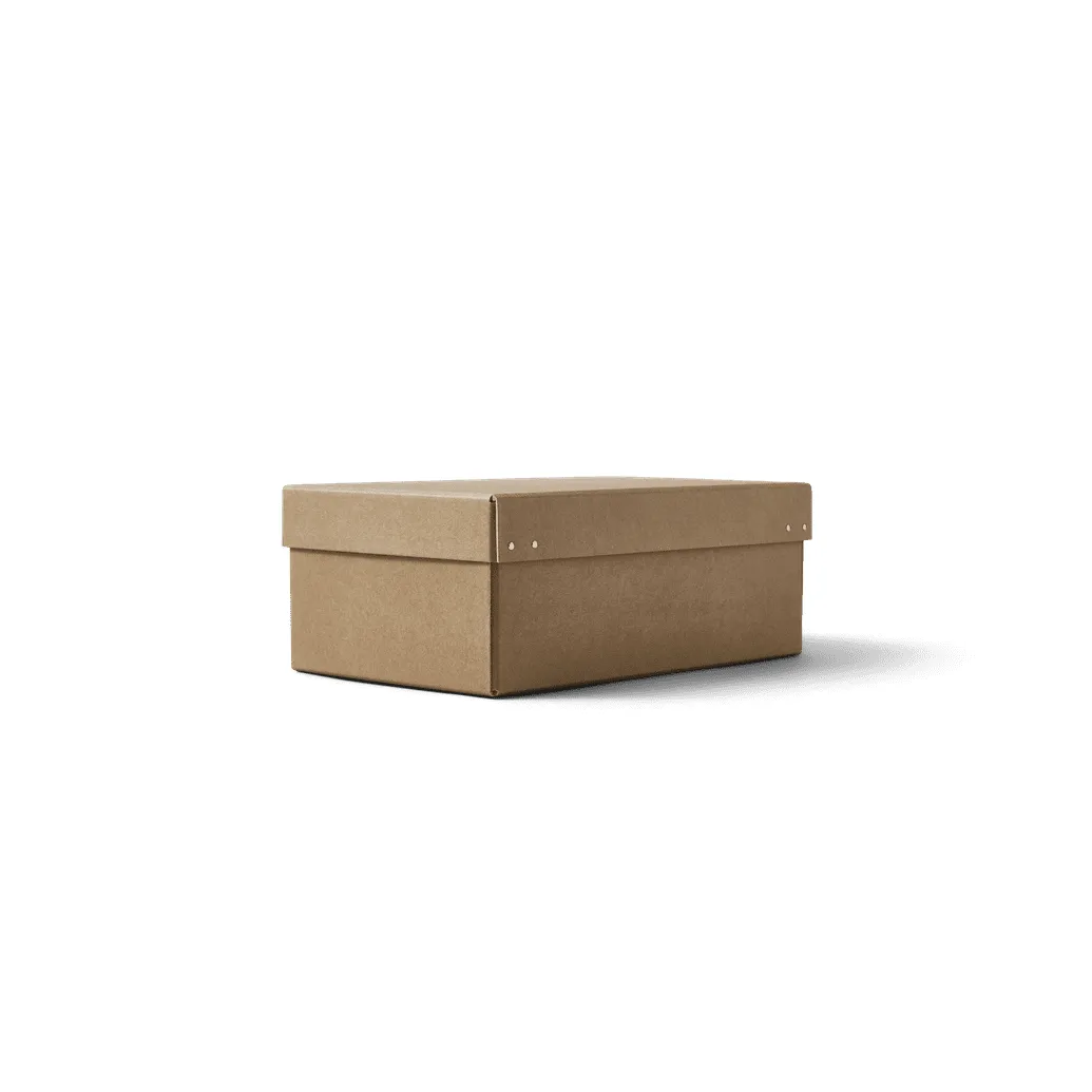 Ordinary storage box 2-pack, Brown Form & Refine