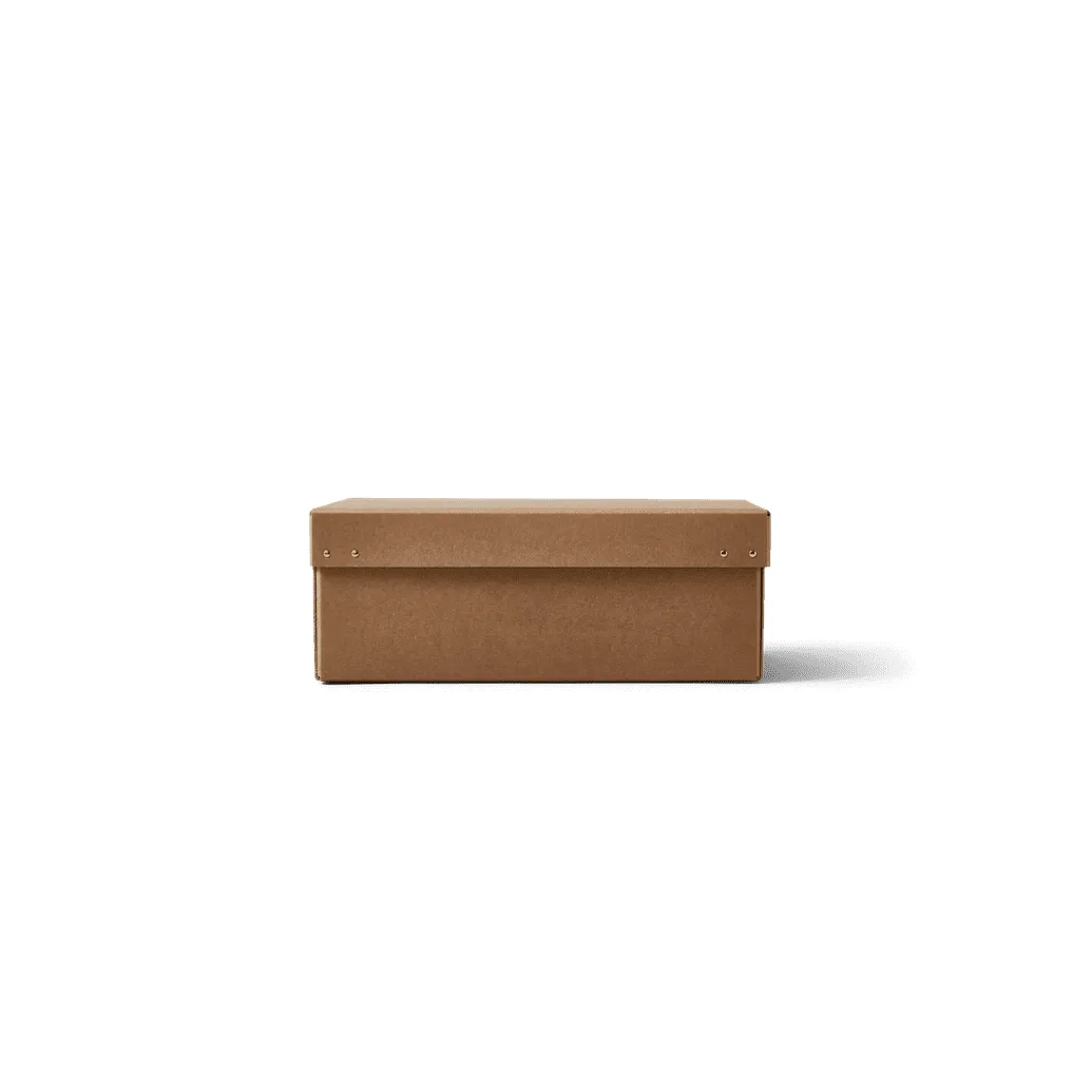 Ordinary storage box 2-pack, Brown Form & Refine