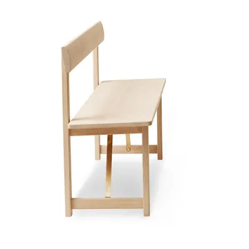 Position bench 155 cm - Oak-brass - Form & Refine