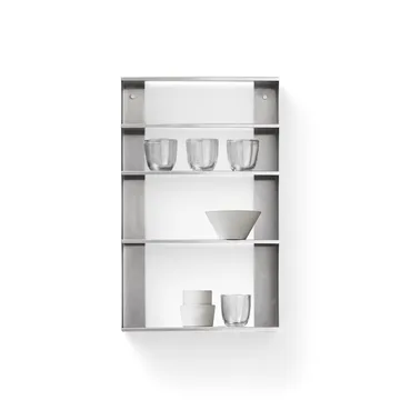 Taper storage shelf 40x65 cm - Stainless steel - Form & Refine