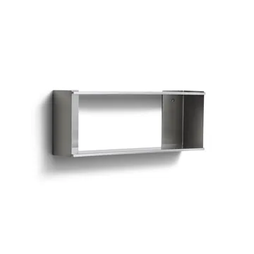 Taper storage shelf 70x25 cm - Stainless steel - Form & Refine