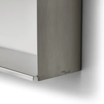 Taper storage shelf 70x25 cm - Stainless steel - Form & Refine