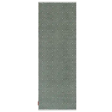Diamond rug 70x200 cm - Green - Formgatan