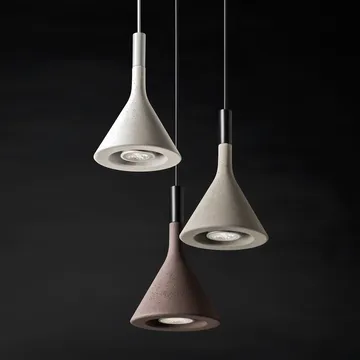 Aplomb mini pendant - Brown, marrone concrete - Foscarini