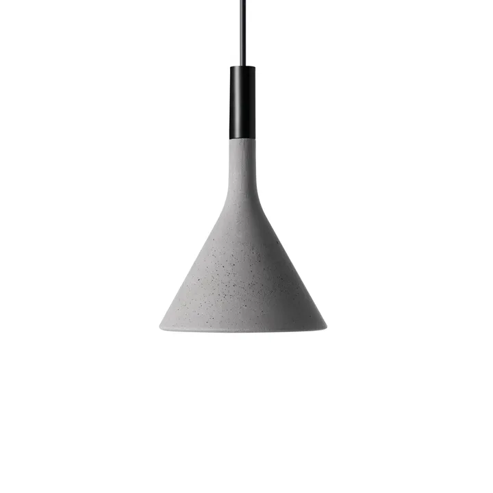 Aplomb mini pendant - Grey, grigio concrete - Foscarini