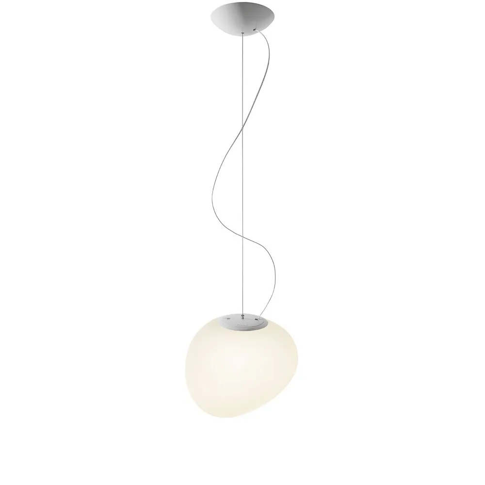 Gregg midi pendant, White Foscarini