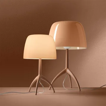 Lumiere Nuances table lamp - Cipria, grande - Foscarini