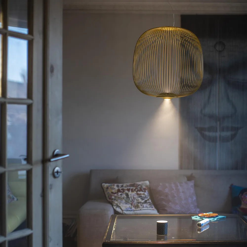 Spokes 2 pendant, White Foscarini