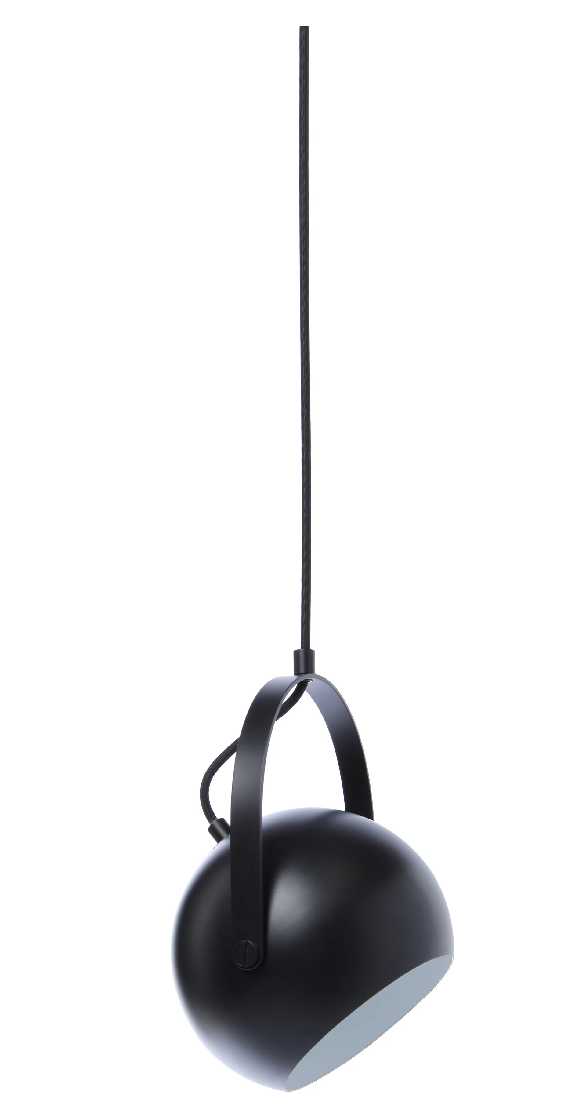 Ball pendant Ø19 cm, Matte black Frandsen