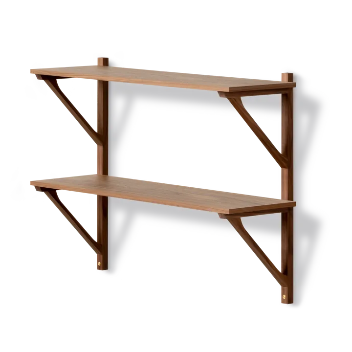 BM29 shelf 78x61 cm - Walnut lacquer - Fredericia Furniture
