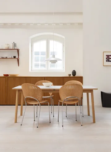 BM29 shelf 78x61 cm - Walnut lacquer - Fredericia Furniture