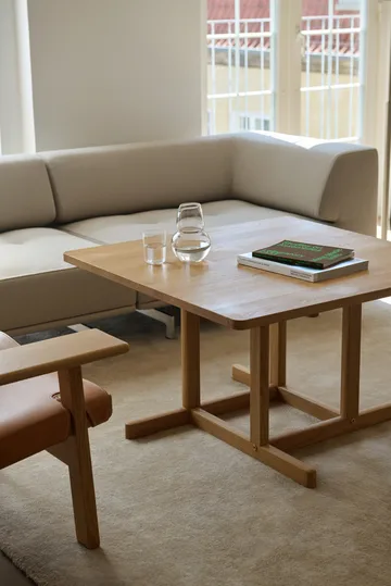 BM80 Mogensen Coffee Table 90x90 cm - Light oiled oak - Fredericia Furniture