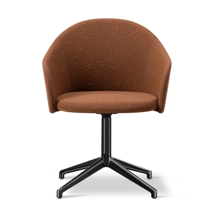 Gomo Armchair armchair swivel base 4-star - Myr 362-black - Fredericia Furniture