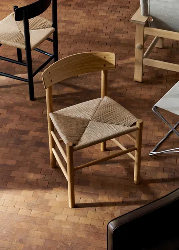 J39 chair - Oiled oak - braided natural - Fredericia Furniture