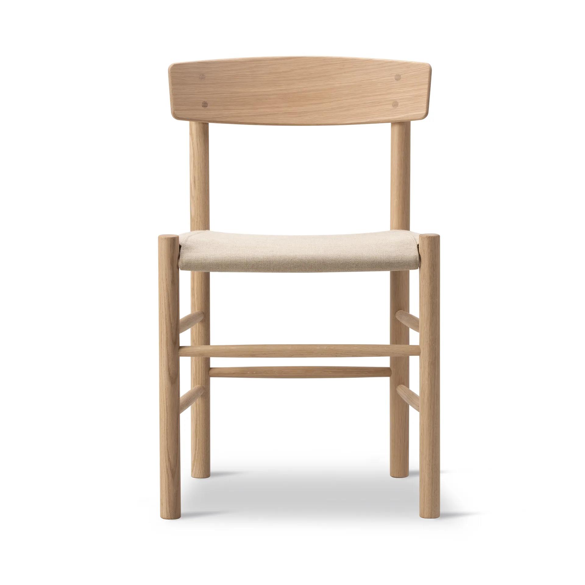 J39 chair, Soaped oak-natural canvas Fredericia Furniture