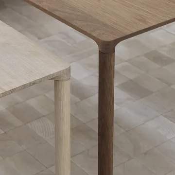 Piloti 6705 side table - Light oiled oak-height 35 cm - Fredericia Furniture