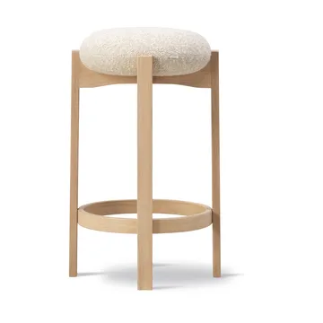 Pioneer stool high - Zero 0001-lacquered oak - Fredericia Furniture