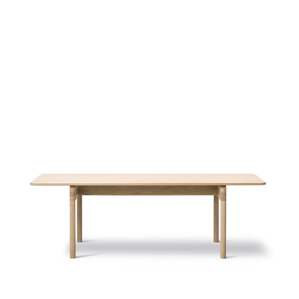 Post 6438 dining table, Soaped oak, 100x225 cm Fredericia Furniture