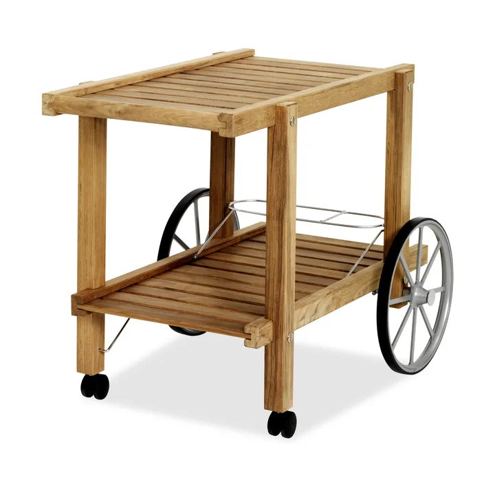 14 serving cart - Teak - Fri Form
