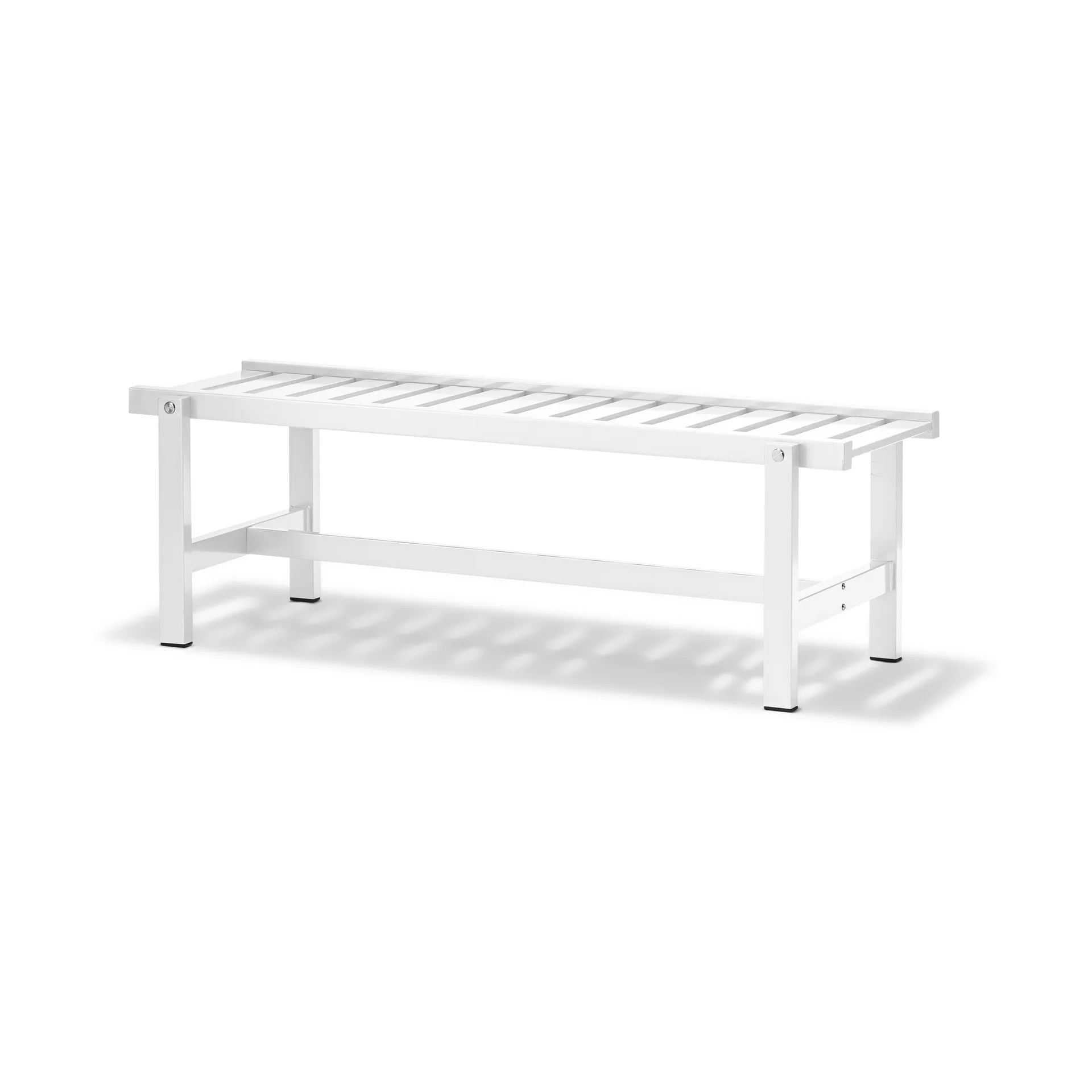 45 bench, White, 135 cm Fri Form